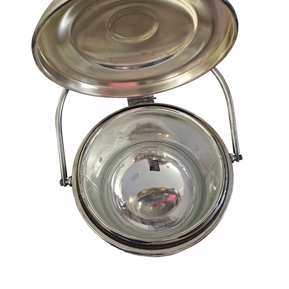 Vintage Sheridan EPS‎ Silver Plated Ice Bucket - Victorian Claw Feet Style - Picture 8 of 14
